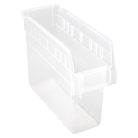 Bacs pour &eacute;tag&egrave;re Store-Max, 4-3/8" la x 8" H x 11-5/8" p, Transparent, Capacit&eacute; 44 lb Helyx Safety & Industrial Supplies