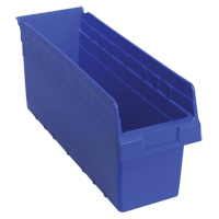 Bacs pour &eacute;tag&egrave;re Store-Max, 6-5/8" la x 8" H x 17-7/8" p, Bleu, Capacit&eacute; 56 lb Helyx Safety & Industrial Supplies