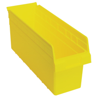 Bacs pour &eacute;tag&egrave;re Store-Max, 6-5/8" la x 8" H x 17-7/8" p, Jaune, Capacit&eacute; 56 lb Helyx Safety & Industrial Supplies