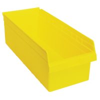 Bacs pour &eacute;tag&egrave;re Store-Max, 11-1/8" la x 8" H x 23-5/8" p, Jaune, Capacit&eacute; 68 lb Helyx Safety & Industrial Supplies