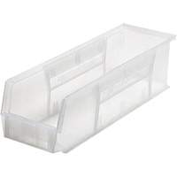 Ultra Stack & Hang Bin, 17-7/8" W x 5" H x 5-1/2" D, Clear Helyx Safety & Industrial Supplies