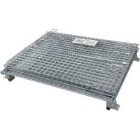 Conteneur repliable en m&eacute;tal grillag&eacute;, 40" la x 48" p x 42" h, Capacit&eacute; de 4000 lb Helyx Safety & Industrial Supplies