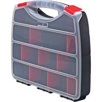 Boîte &agrave; compartiments en plastique, 10" la x 12,5" p x 2-1/4" h, 22 compartiments Helyx Safety & Industrial Supplies