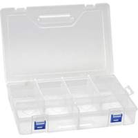 Boîte &agrave; compartiments en plastique, 7,75" la x 11,75" p x 2,2" h, 10 compartiments Helyx Safety & Industrial Supplies