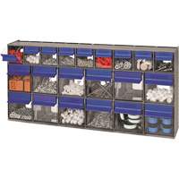Compartiments pour bacs inclinables, 23-5/8" la x 3-5/8" p x 11-1/6" h, 21 tiroirs Helyx Safety & Industrial Supplies