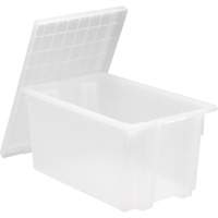 Contenant robuste Stack & Nest, 15" x 19,5" x 29,5", Transparent Helyx Safety & Industrial Supplies