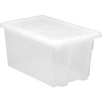 Contenant robuste Stack & Nest, 15" x 19,5" x 29,5", Transparent Helyx Safety & Industrial Supplies