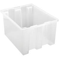 Contenant robuste Stack & Nest, 10" x 15,5" x 19,5", Transparent Helyx Safety & Industrial Supplies