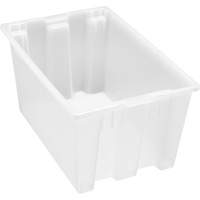 Contenant robuste Stack & Nest, 15" x 19,5" x 29,5", Transparent Helyx Safety & Industrial Supplies