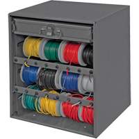 Armoire d'entreposage pour fil et borne, Acier, 1 tiroirs, 15-9/16" x 11-7/8" x 16-3/8", Gris Helyx Safety & Industrial Supplies
