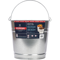 Seau, Acier galvanis&eacute;, 11 L Helyx Safety & Industrial Supplies