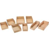 Boîtes profondes en carton ondul&eacute;, 11-3/4" la x 17-1/4" p x 4-1/2" h, Beige Helyx Safety & Industrial Supplies