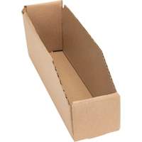 Boîtes profondes en carton ondul&eacute;, 2-7/8" la x 11-1/4" p x 4-1/2" h, Beige Helyx Safety & Industrial Supplies