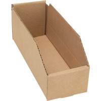 Boîtes profondes en carton ondul&eacute;, 3-3/4" la x 11-1/4" p x 4-1/2" h, Beige Helyx Safety & Industrial Supplies