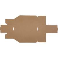 Boîtes profondes en carton ondul&eacute;, 3-3/4" la x 11-1/4" p x 4-1/2" h, Beige Helyx Safety & Industrial Supplies