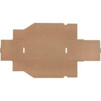 Boîtes profondes en carton ondul&eacute;, 5-3/4" la x 11-1/4" p x 4-1/2" h, Beige Helyx Safety & Industrial Supplies