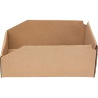 Boîtes profondes en carton ondul&eacute;, 7-5/8" la x 11-5/16" p x 4-1/2" h, Beige Helyx Safety & Industrial Supplies
