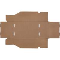 Boîtes profondes en carton ondul&eacute;, 7-5/8" la x 11-5/16" p x 4-1/2" h, Beige Helyx Safety & Industrial Supplies