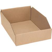 Boîtes profondes en carton ondul&eacute;, 8-3/4" la x 11-1/4" p x 4-1/2" h, Beige Helyx Safety & Industrial Supplies