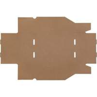 Boîtes profondes en carton ondul&eacute;, 8-3/4" la x 11-1/4" p x 4-1/2" h, Beige Helyx Safety & Industrial Supplies