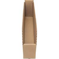 Boîtes profondes en carton ondul&eacute;, 2-7/8" la x 17-1/4" p x 4-1/2" h, Beige Helyx Safety & Industrial Supplies