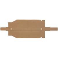 Boîtes profondes en carton ondul&eacute;, 2-7/8" la x 17-1/4" p x 4-1/2" h, Beige Helyx Safety & Industrial Supplies