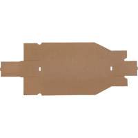 Boîtes profondes en carton ondul&eacute;, 3-3/4" la x 17-1/4" p x 4-1/2" h, Beige Helyx Safety & Industrial Supplies
