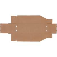 Boîtes profondes en carton ondul&eacute;, 5-3/4" la x 17-1/4" p x 4-1/2" h, Beige Helyx Safety & Industrial Supplies