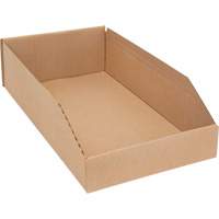 Boîtes profondes en carton ondul&eacute;, 9-3/4" la x 17-1/4" p x 4-1/2" h, Beige Helyx Safety & Industrial Supplies