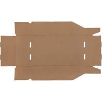 Boîtes profondes en carton ondul&eacute;, 9-3/4" la x 17-1/4" p x 4-1/2" h, Beige Helyx Safety & Industrial Supplies