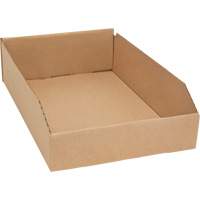 Boîtes profondes en carton ondul&eacute;, 11-3/4" la x 17-1/4" p x 4-1/2" h, Beige Helyx Safety & Industrial Supplies