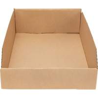 Boîtes profondes en carton ondul&eacute;, 11-3/4" la x 17-1/4" p x 4-1/2" h, Beige Helyx Safety & Industrial Supplies