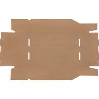 Boîtes profondes en carton ondul&eacute;, 11-3/4" la x 17-1/4" p x 4-1/2" h, Beige Helyx Safety & Industrial Supplies