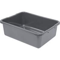 Bac d'entreposage tout usage &agrave; fond rainur&eacute;, 7" ha x 15" p x 21" lo, Plastique, Gris Helyx Safety & Industrial Supplies