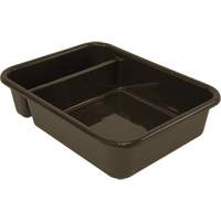 Bac d'entreposage tout usage &agrave; compartiment, 5" ha x 15" p x 20" lo, Plastique, Brun Helyx Safety & Industrial Supplies