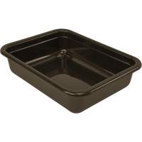 Bac d'entreposage tout usage &agrave; fond plat, 5" ha x 17" p x 22" lo, Plastique, Gris Helyx Safety & Industrial Supplies