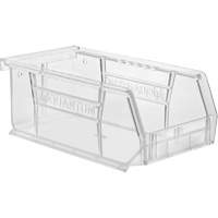 Bacs tr&egrave;s transparents Ultra, 4-1/8" la, 3" h x 7-3/8" p, Transparent Helyx Safety & Industrial Supplies