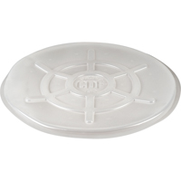 Couvercles protecteurs pour barils, Dessus ouvert, Convient aux 55 gal. US (45 gal. imp.), Transparent Helyx Safety & Industrial Supplies