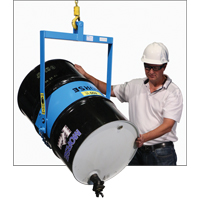 Leveurs de baril - Inclinaison manuelle, Baril de 55 gal. US (45 gal. imp.), Capacit&eacute; 800 lb/363 kg Helyx Safety & Industrial Supplies