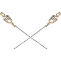 Light-Duty Bonding & Grounding Wire Assemblies - Two Alligator Clips Helyx Safety & Industrial Supplies