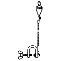 Light-Duty Bonding & Grounding Wire Assemblies - Alligator Clip & Small C-Clamps Helyx Safety & Industrial Supplies