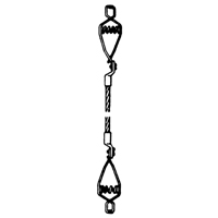 Light-Duty Bonding & Grounding Wire Assemblies - Two Alligator Clips Helyx Safety & Industrial Supplies