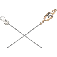 Light-Duty Bonding & Grounding Wire Assemblies - Alligator Clip & 1/4" Terminal Connectors Helyx Safety & Industrial Supplies