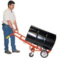 Ergonomic Drum Truck With Swivel Casters, Steel Construction, 55 - 85 US Gal. (45 - 70 Imperial Gal.) Helyx Safety & Industrial Supplies