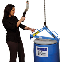 Drum Lifter, 30 - 85 US Gal. (25 - 70 Imperial Gal.), 1000 lbs./454 kg. Cap. Helyx Safety & Industrial Supplies