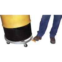 Chariots &agrave; inclinaison pour baril, Acier, Capacit&eacute;e 1200 lb, Diam&egrave;tre 23-1/2", Roue en Fonte Helyx Safety & Industrial Supplies