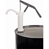 Lever-Type Drum Pump, PTFE, 14 oz./Stroke, Fits 5-55 Gal. Helyx Safety & Industrial Supplies