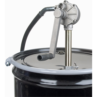Pompes rotatives pour barils, Aluminium, Pour capacit&eacute; 15-55 gal., 6-3/4 oz par r&eacute;volution Helyx Safety & Industrial Supplies