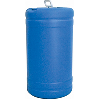 Polyethylene Drums -Tight Head, 15 US gal. (12.49 imp. Gal.), Closed Top, Blue Helyx Safety & Industrial Supplies