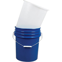 Doublures pour seaux en acier, 11-1/4" dia. x 12-1/4" h, 5 gal. US (4,16 gal. imp.) capacit&eacute; Helyx Safety & Industrial Supplies
